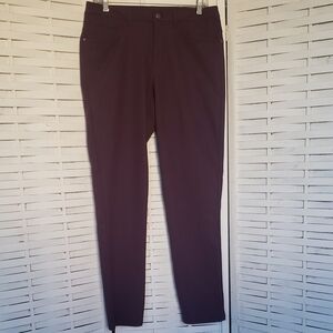 Lululemon Men's Burgundy Casual Slim Fit  Pants Size 31